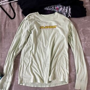 Playboy International Tee in Light Green
